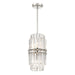 Crystorama - HAY-1401-PN - Four Light Pendant - Hayes - Polished Nickel