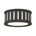 Crystorama - KEN-2200-BF - Two Light Flush Mount - Kendal - Black Forged