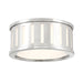 Crystorama - KEN-2200-PN - Two Light Flush Mount - Kendal - Polished Nickel