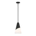 Crystorama - TOR-901-MK - One Light Pendant - Tori - Matte Black