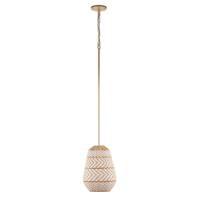 Crystorama - ZAN-9011-SG - One Light Pendant - Zanzibar - Soft Gold