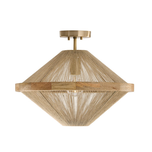 Capital Lighting - 252812MA - One Light Semi Flush Mount - Maya - Matte Brass