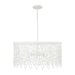 Capital Lighting - 352941WE - Four Light Pendant - Pheobe - Matte White