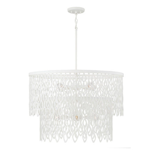 Capital Lighting - 352971WE - Seven Light Pendant - Pheobe - Matte White