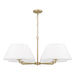 Capital Lighting - 453241MA - Four Light Chandelier - Parson - Matte Brass