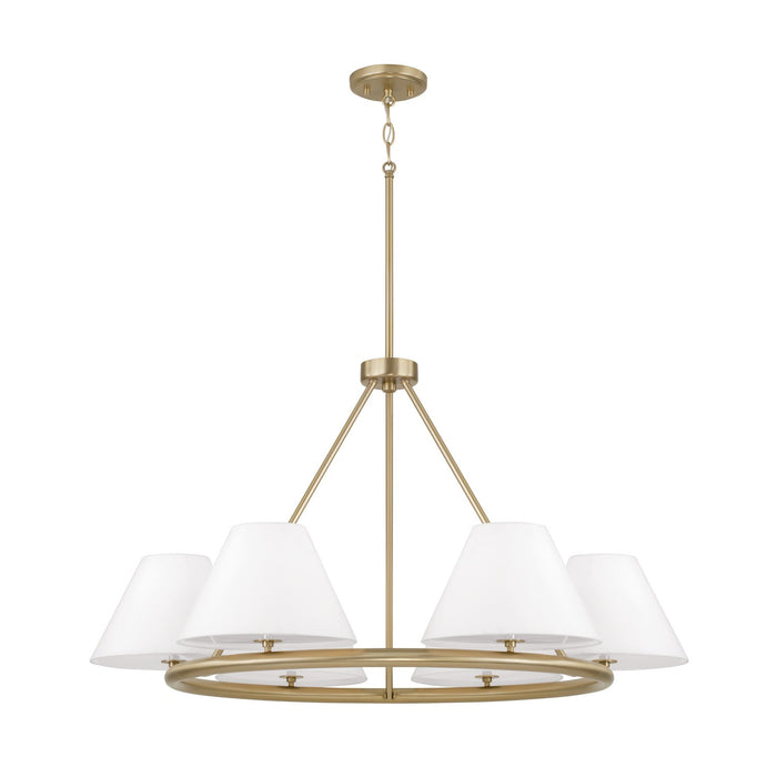 Capital Lighting - 453261MA - Six Light Chandelier - Parson - Matte Brass