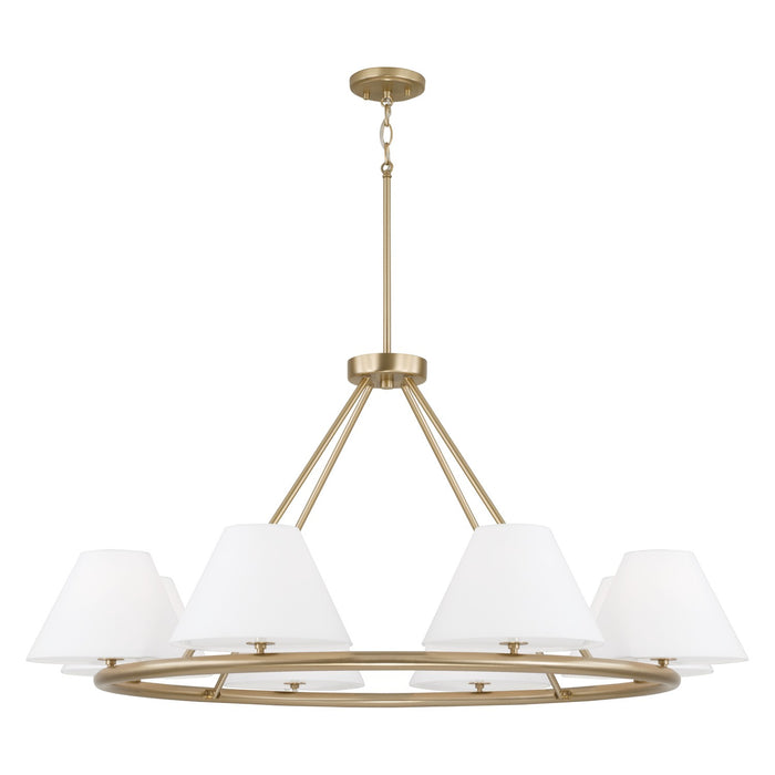 Capital Lighting - 453281MA - Eight Light Chandelier - Parson - Matte Brass