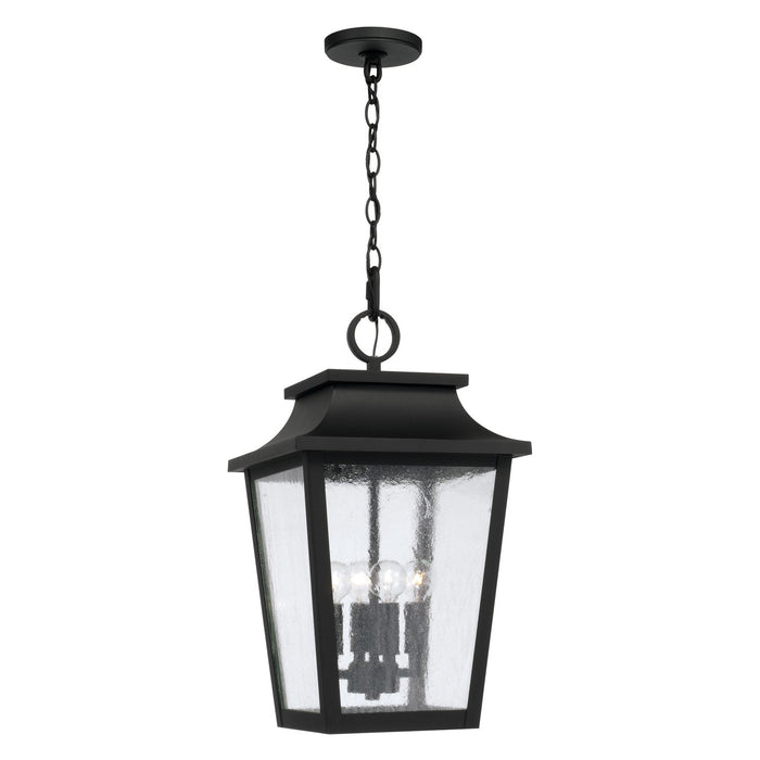 Capital Lighting - 953344BK - Four Light Outdoor Hanging Lantern - Chandler - Black