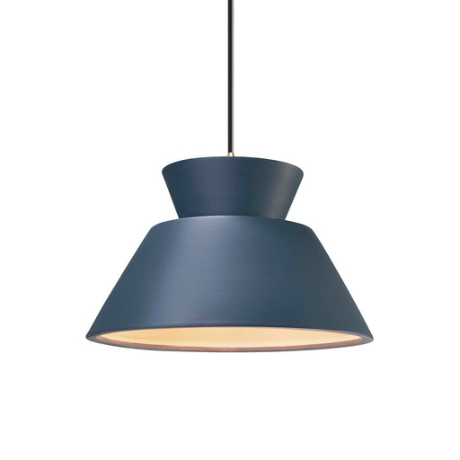 Justice Designs - CER-6420-MID-ABRS-BKCD - One Light Pendant - Radiance - Midnight Sky