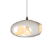 Justice Designs - CER-6440-MAT-DBRZ-WTCD - One Light Pendant - Radiance - Matte White