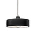 Justice Designs - CER-6460-CRB-NCKL-BKCD - One Light Pendant - Radiance - Carbon - Matte Black