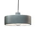 Justice Designs - CER-6460-PWGN-CROM-WTCD - One Light Pendant - Radiance - Pewter Green