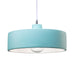 Justice Designs - CER-6460-RFPL-CROM-WTCD - One Light Pendant - Radiance - Reflecting Pool