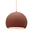 Justice Designs - CER-6533-CLAY-ABRS-BEIG-TWST - One Light Pendant - Radiance - Canyon Clay