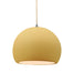 Justice Designs - CER-6533-MYLW-NCKL-BEIG-TWST - One Light Pendant - Radiance - Muted Yellow