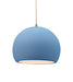 Justice Designs - CER-6533-SKBL-ABRS-BEIG-TWST - One Light Pendant - Radiance - Sky Blue