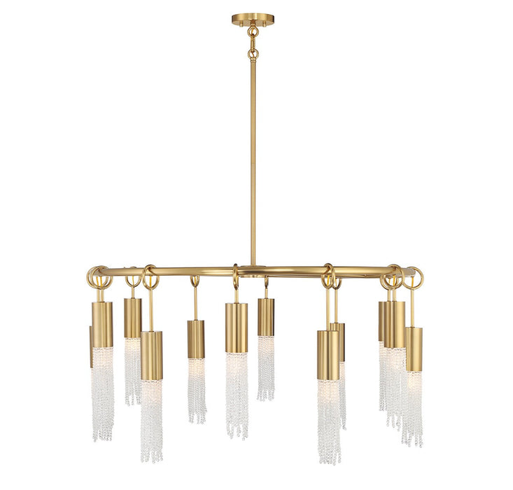 Savoy House - 1-1367-12-322 - 12 Light Chandelier - Chelsea - Warm Brass