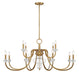 Savoy House - 1-5803-12-322 - 12 Light Chandelier - Bergdorf - Warm Brass