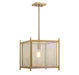 Savoy House - 7-3801-1-322 - One Light Pendant - Jacobs - Warm Brass