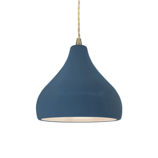 Justice Designs - CER-6560-MID-ABRS-BEIG-TWST - One Light Pendant - Radiance - Midnight Sky