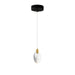 ET2 - E11071-122BKPG - LED Pendant - Pebble - Black / Polished Gold