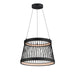 ET2 - E20982-BK - LED Pendant - Loom - Black