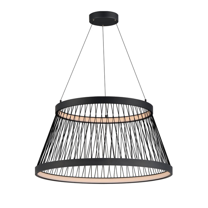 ET2 - E20983-BK - LED Pendant - Loom - Black