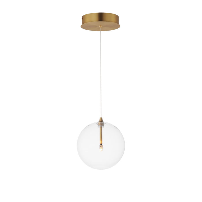 ET2 - E25071-18NAB - LED Pendant - Global - Natural Aged Brass