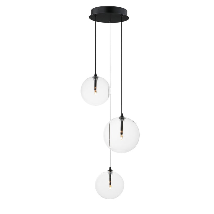 ET2 - E25073-18BK - LED Pendant - Global - Black