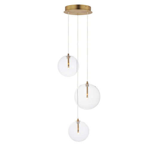 ET2 - E25073-18NAB - LED Pendant - Global - Natural Aged Brass