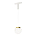 ET2 - ETL31013-WTNAB - LED Track Pendant - Continuum - Track - White/Natural Aged Brass