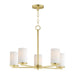 Maxim - 10286SWSBR - Five Light Pendant - Lateral - Satin Brass