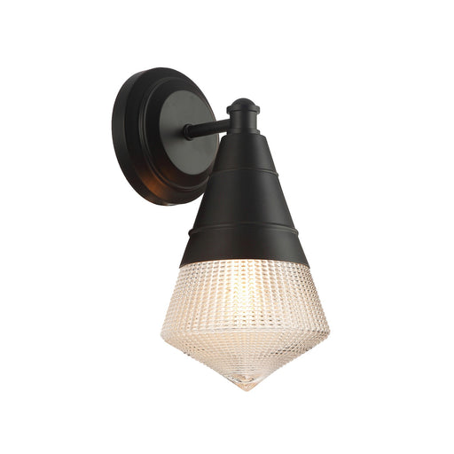 Maxim - 10391PRBK - One Light Wall Sconce - Hargreaves - Black