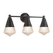 Maxim - 10393PRBK - Three Light Bath Vanity - Hargreaves - Black