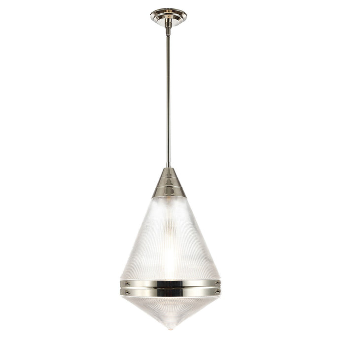 Maxim - 10395PRPN - One Light Pendant - Hargreaves - Polished Nickel