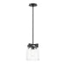 Maxim - 21230CLBK - One Light Pendant - Scoop - Black