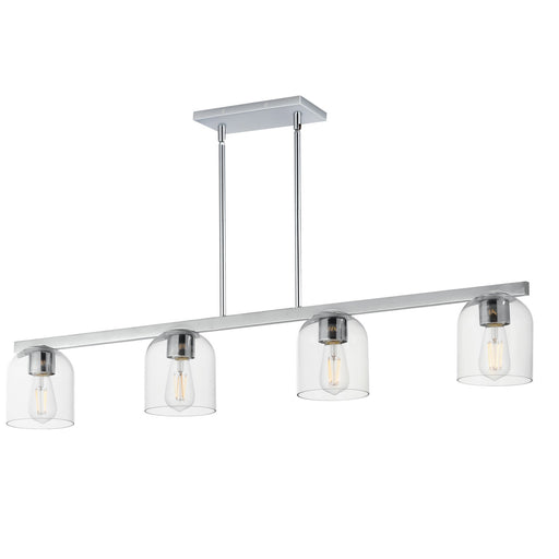 Maxim - 21236CLPC - Four Light Linear Pendant - Scoop - Polished Chrome