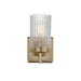 Maxim - 21371CRSCH - One Light Wall Sconce - Rigata - Satin Champagne