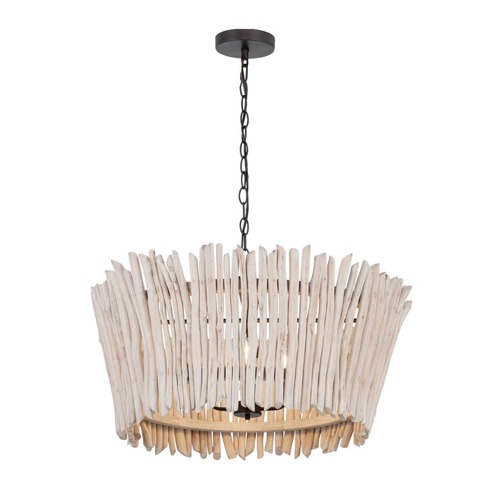 Maxim - 22426WWTBZ - Four Light Chandelier - Baywood - Textured Bronze