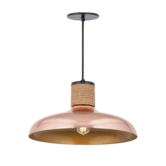 Maxim - 22494CP - One Light Pendant - Bingham - Copper