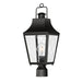 Maxim - 30360CLBK - One Light Outdoor Post Mount - Storybook - Black