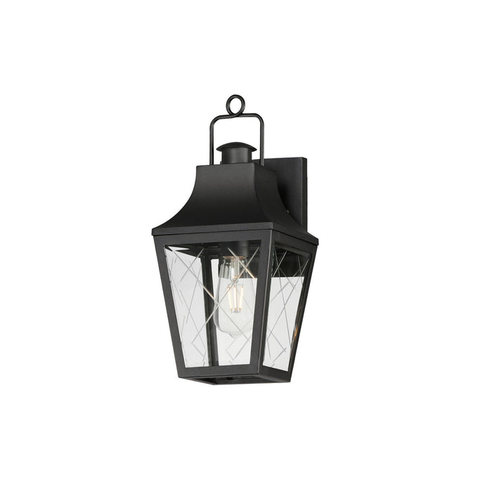 Maxim - 30361CLBK - One Light Outdoor Wall Sconce - Storybook - Black