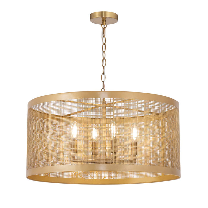 Maxim - 31224GLD - Four Light Pendant - Hatcher - Gold