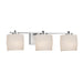 Justice Designs - POR-8443-30-WAVE-CROM - Three Light Bath Bar - Limoges - Polished Chrome