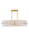 Fredrick Ramond - FR30124DA - LED Chandelier - Rene - Distressed Brass