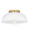 Lark - 83301LCB-CO - LED Flush Mount - Stu - Lacquered Brass