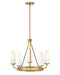 Lark - 83625GO - LED Chandelier - Selma - Gold