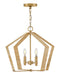 Lark - 83647LCB - LED Pendant - Sammi - Lacquered Brass