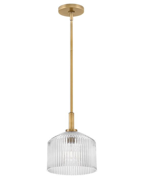 Lark - 83727LCB - LED Pendant - Lisette - Lacquered Brass