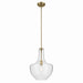 Kichler - 42046NBRCS - One Light Pendant - Everly - Brushed Nickel